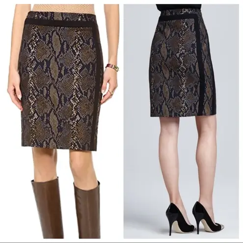 Diane Von Furstenberg  Marta phyton  pencil skirt