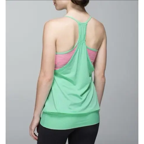 Lululemon  No Limits Tank‎ Opal Wee Are From Space Neon Pink size 4 Womens - Image 9