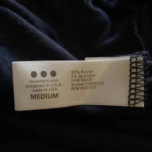 Three Dots Blue Maxi Skirt Fold over waist M NWT from Bloomingdales.