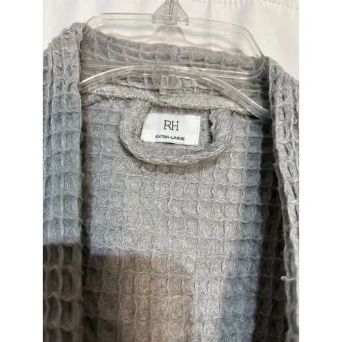 Parachute Unisex Waffle Robe Grey Bathrobe 100% Turkish Cotton Size XL Gray Size L