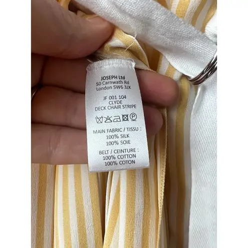 Joseph Clyde Deck Chair Stripe Pleated Skirt Women's Sz. M