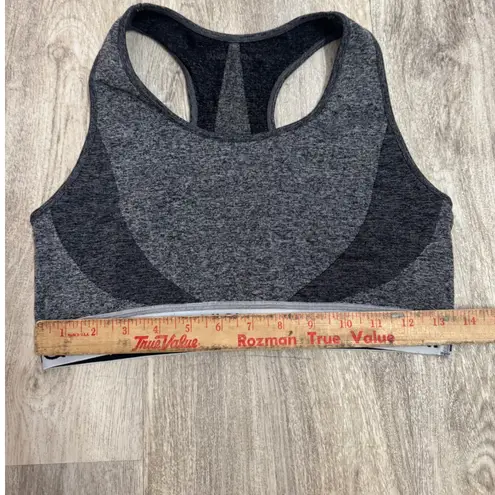 Vanquish Fitness Sports Bra Bundle Racerback Activewear Pink & Grey Size M