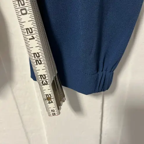 Babaton Aritzia Navy Blue Dexter Japanese Crepe Pull-On Trouser Pants XS