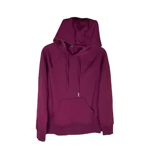 Athletic Works Deep Plum Soft Fleecy Inside Pullover Hoodie Wm XS 0-2