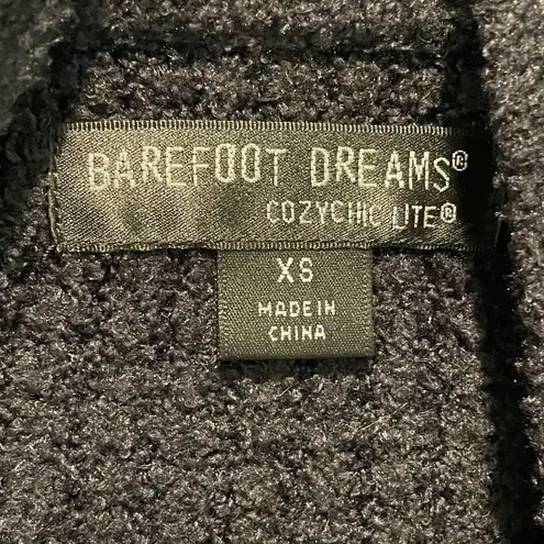 Barefoot Dreams Black Cozychic Lite Long Weekend Cardi - size XS