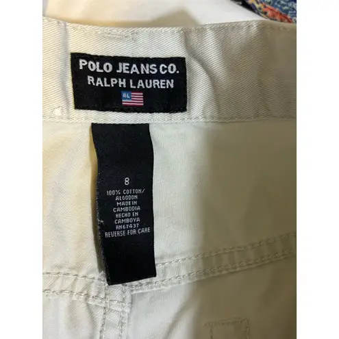 Women's Polo Jeans Co. Ralph Lauren Beige Capris Size 8