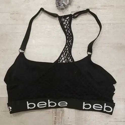 Bebe 💕💕 Seamless Mesh Racerback Bralettes (2 Pack) Medium M NWOT