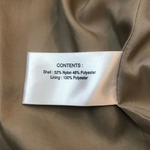 Gallery  vintage beige raincoat size XL