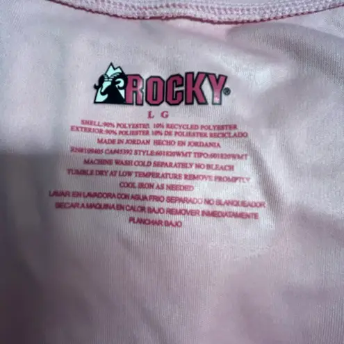 Rocky Pink Casual Outdoors Top with Camouflage Long Sleeve Size L