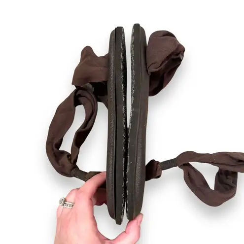 Sanuk Yoga Sling 2 Chocolate Brown Sandals Sz 7