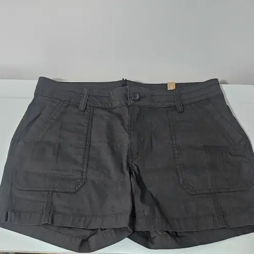 prAna Elle Short 5in- Dark Iron Women's Size 8 1971181