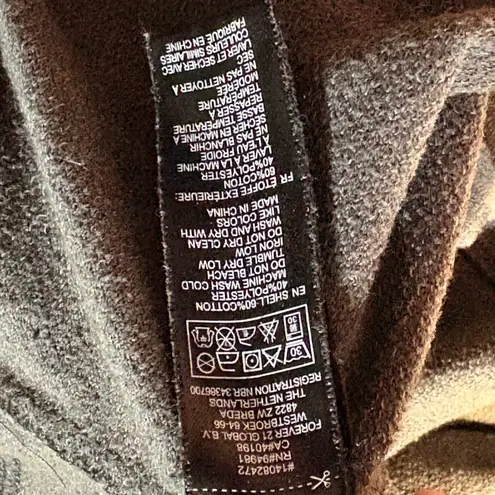 Xxi Charcoal Gray Long Sleeve Off Shoulder Sweatshirt Pullover Top Women's Large