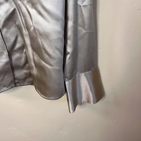 Kate Hill Womens Silk Button Down Shirt Size 14 Y2K 90s Career Wear