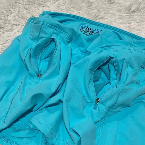 IBKUL Athletic Skort in Teal XS Blue