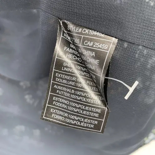 Cupcakes and Cashmere DELIA Black Floral Ruffle Blouse Size XS Top