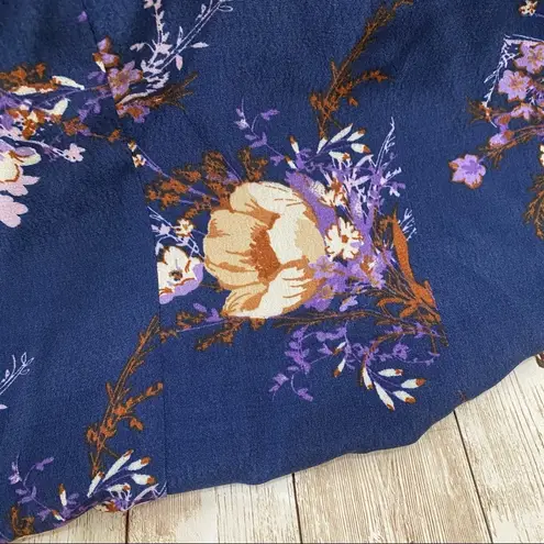 June and Hudson Floral Blouse Long Sleeve Top M