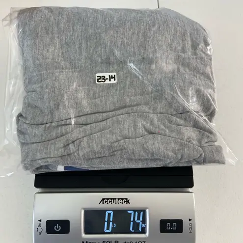 Simply Vera Vera Wang women’s gray blue bow neck loose stretch pajama top XXL