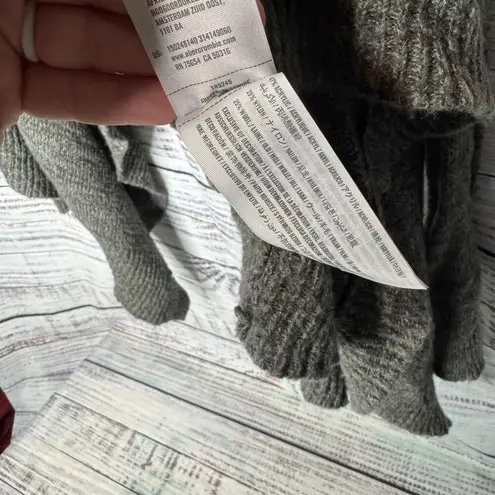 Abercrombie & Fitch  Open Front Knit Wool Blend Cardigan Sweater Grey M/L