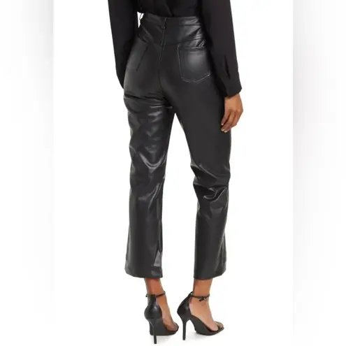 Lucy Paris Faux Leather Cropped Pants