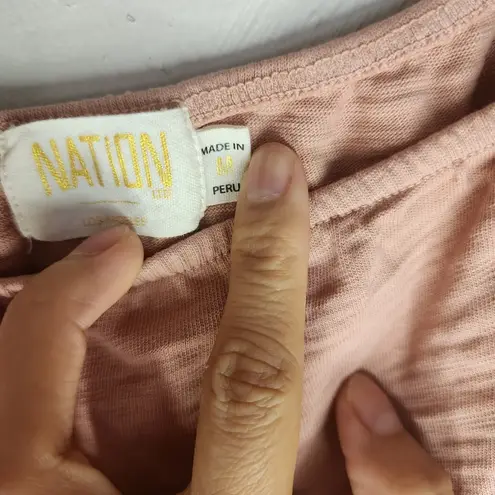 Nation Ltd Frida Renaissance pink blouse