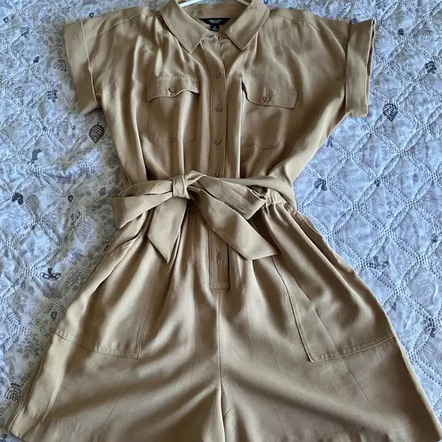 Simply Vera, Vera Wang Women's Simply Vera Vera Wang Belted Utility Romper - NWT- Size M