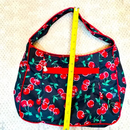 Cherry Print Shoulder Bag Red