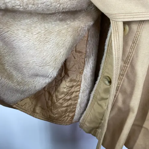 Bonders Exclusive All Season Calendar Cloth Khaki Jacket Women's Size Medium M Tan