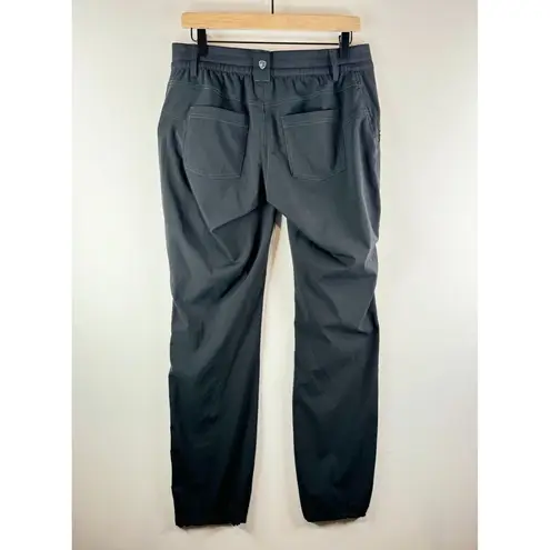 Kuhl Pants Women Ripstop Low Rise Straight Leg Drawstring Stretch Hiking Black 8