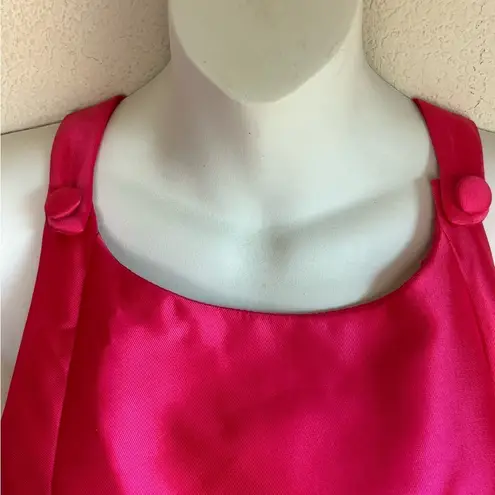 Mac Duggal Bright Pink A-Line Fit & Flare Floral Beaded Petticoat Formal Dress 2