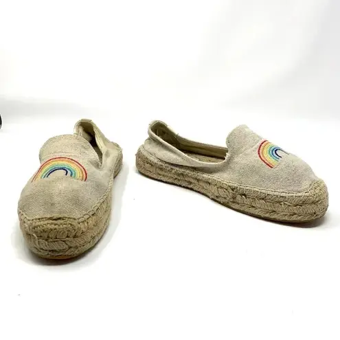 Soludos x Ash Kahn Natural Rainbow Espadrilles