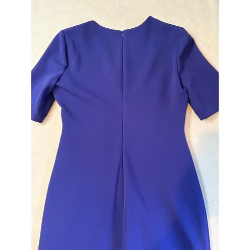 Tahari Women’s Violet V-neck Pencil Dress Sz 12