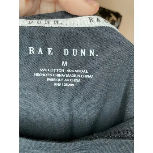 Rae Dunn Rae Dunn Sunday Funday Graphic T-Shirt Top - Women's Medium Black