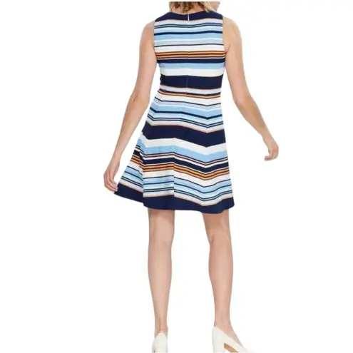 Vince Camuto NEW Nordstrom  Multicolor Stripe Harmony Shift Dress Womens Size 2 - Image 2
