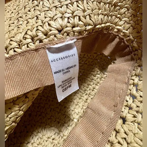 Straw Bucket Hat Tan thumbnail 5