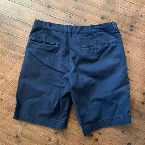 J Crew navy blue flat front vacationcore 31 preppy long shorts