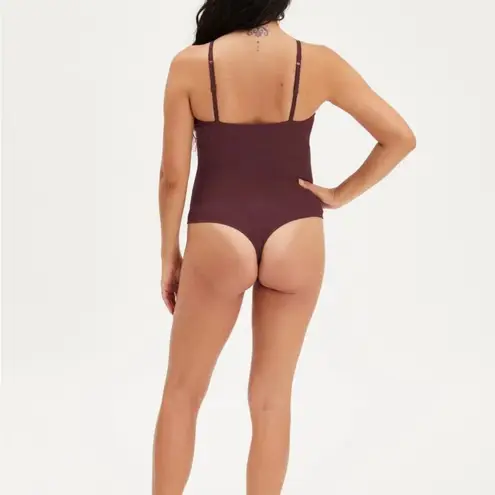 Girlfriend Collective Berry Marlow High Neck Bodysuit