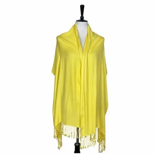 Women’s Bundle 3 Oblong Scarfs Solid Bright Jewel Colors Yellow Red Rose Pink