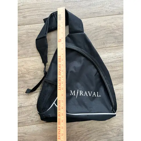 Miraval Spa Sling Backpack Crossbody Bag Resort Tucson Arizona Black