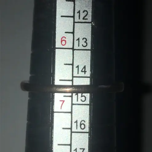 Rose Gold Tone Infinity Ring with Crystals