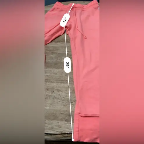 Free People FP Movement Women’s Size Medium Cotton Blend Peach Joggers Orange