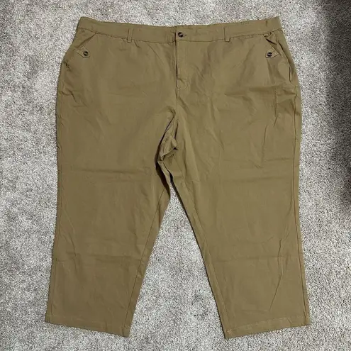Universal Standard Tan Straight Leg Ponte Pants Size 3XL / 34-36 NWT