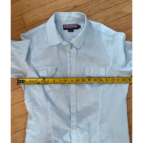 Vineyard Vines Women's  By Shep‎ & Ian Button Down Shirt w/ Pockets cotton Sz 10