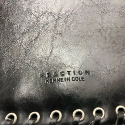 Purse Edgy Black and Silver Studded Shoulder Bag