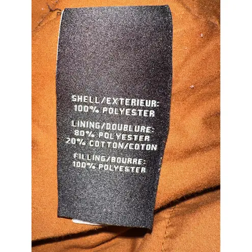 Bagatelle Collection Women's 1X Corduroy Jacket Button Front Collared Copper Brown