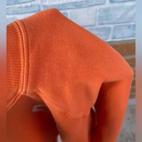 i stole my boyfriend's sweatshirt Smiley Face xx size small Orange