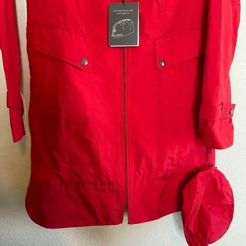 Cole Haan NWT  red trench coat