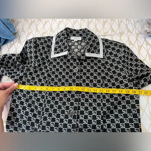 St. John Sport Shimmer Vintage Crop Blazer