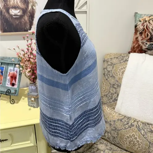 Bella Dahl Blue Sleeveless Tank Top