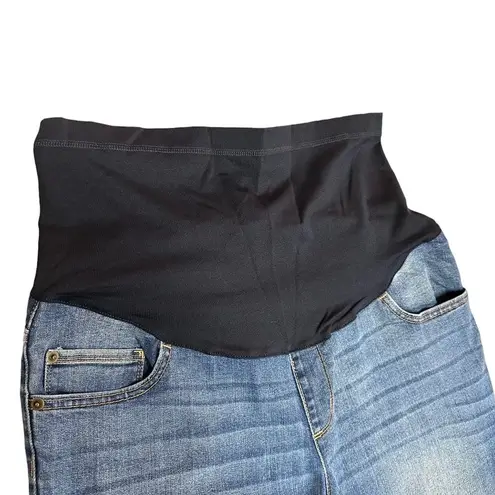 Liz Lange Maternity Bootcut Medium Wash Jeans