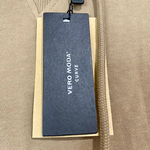 VERO MODA Women’s Long Sleeve Long Pullover Sweatshirt Sepia Tint Size 1X NWT